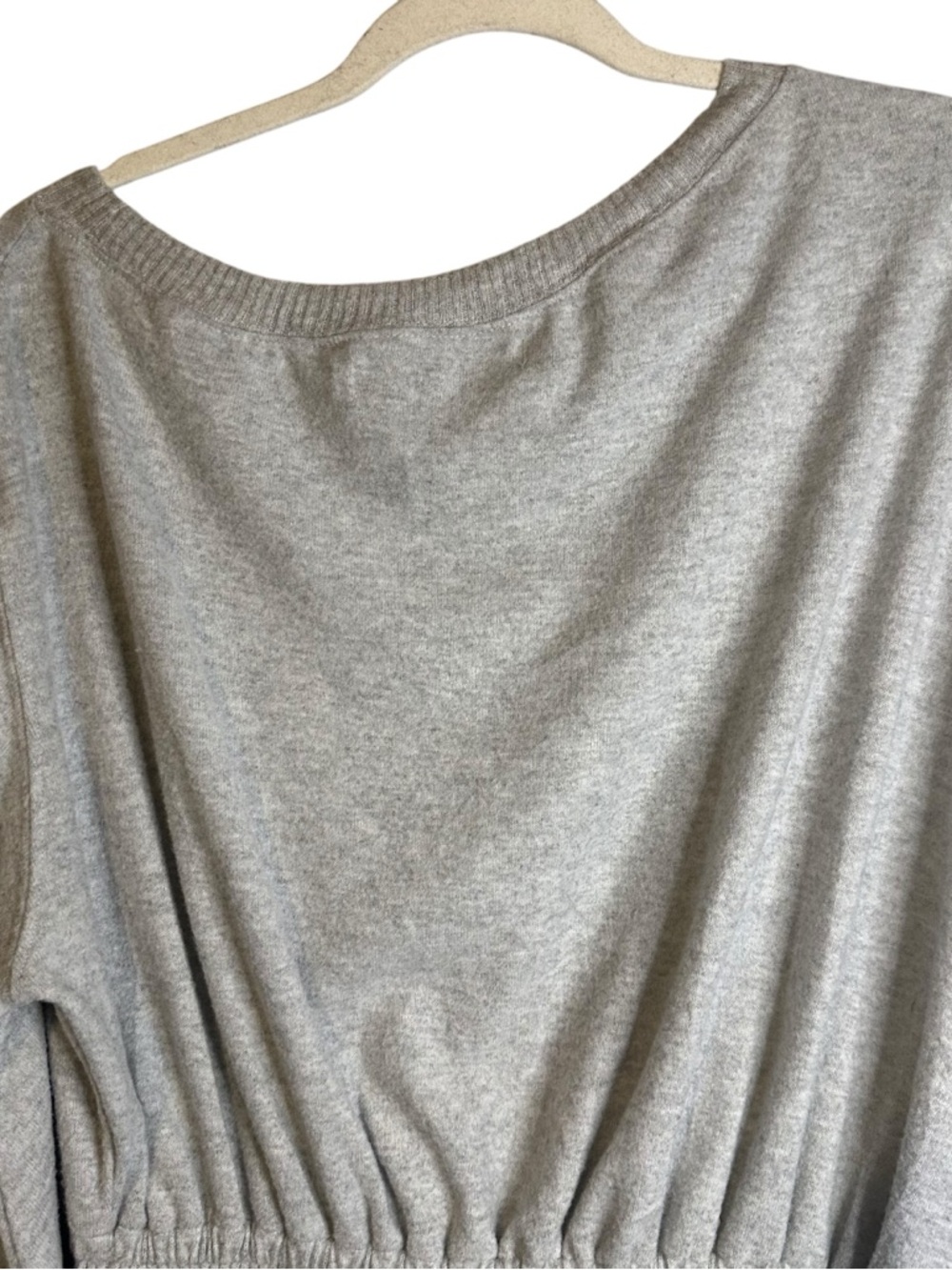 Free People Beach Last Call Mini Dress Gray Medium Slouchy OB1245568 Cozy Soft - Picture 8 of 13